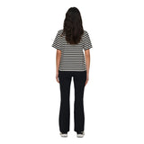 ONLY Women T-shirt Pack of 2 - ONLLIVINA LIFE STRIPE TEE, short sleeves, round neck, stripes