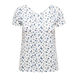 ONLY Women T-shirt - ONLBERA BACK LACE UP TO, round neck, viscose