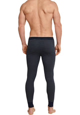 SCHIESSER Men's underpants long - Original fine rib melange, Long Johns, fly