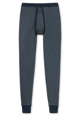 SCHIESSER Men's underpants long - Original fine rib melange, Long Johns, fly