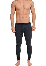 SCHIESSER Men's underpants long - Original fine rib melange, Long Johns, fly
