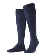 FALKE Men's Knee Socks - Tiago, Socks, Organic Cotton, Logo, long, one color