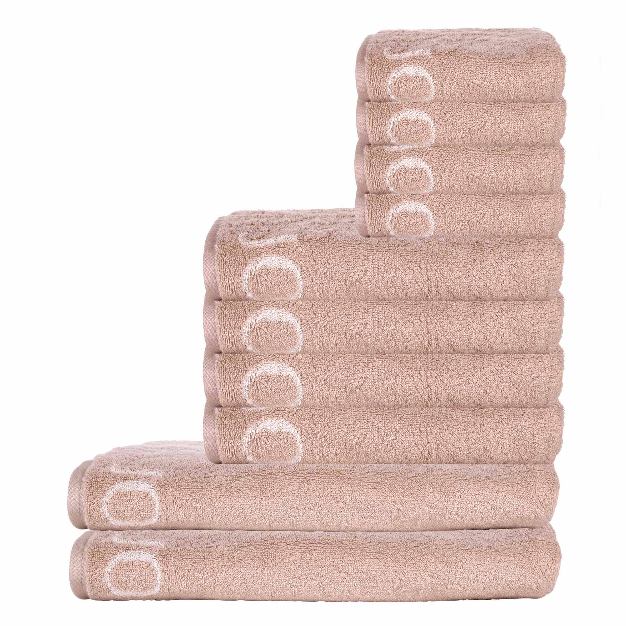 JOOP! Handtuch Set, 10-tlg. - Classic, 2x Duschtuch, 4x Handtuch, 4x Gästetuch