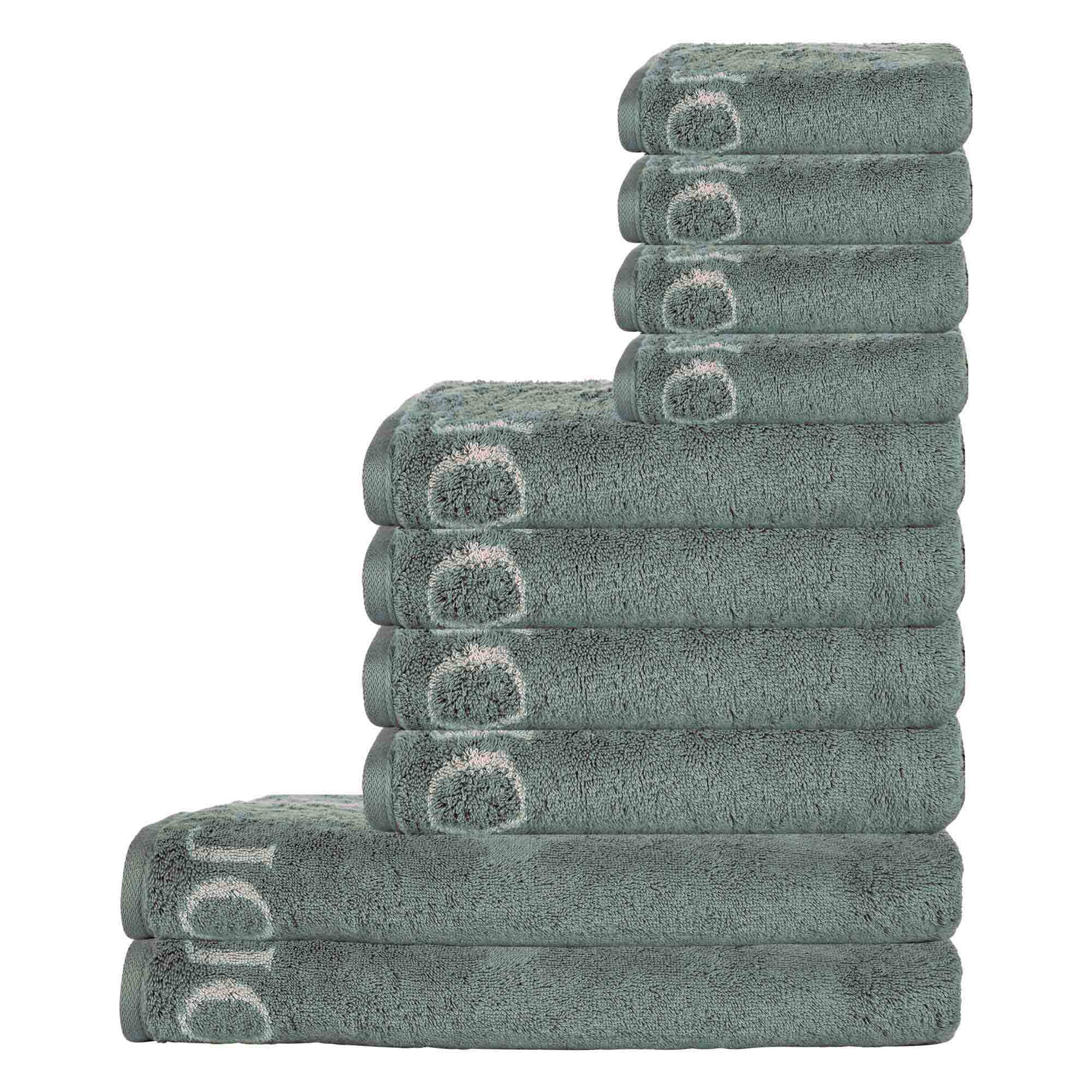 JOOP! Handtuch Set, 10-tlg. - Classic, 2x Duschtuch, 4x Handtuch, 4x Gästetuch