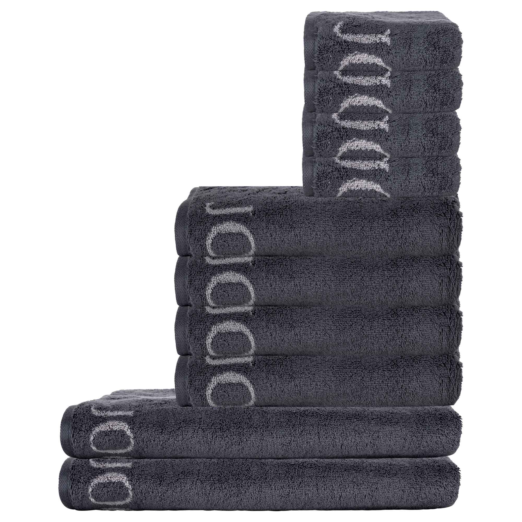 JOOP! Handtuch Set, 10-tlg. - Classic, 2x Duschtuch, 4x Handtuch, 4x Gästetuch