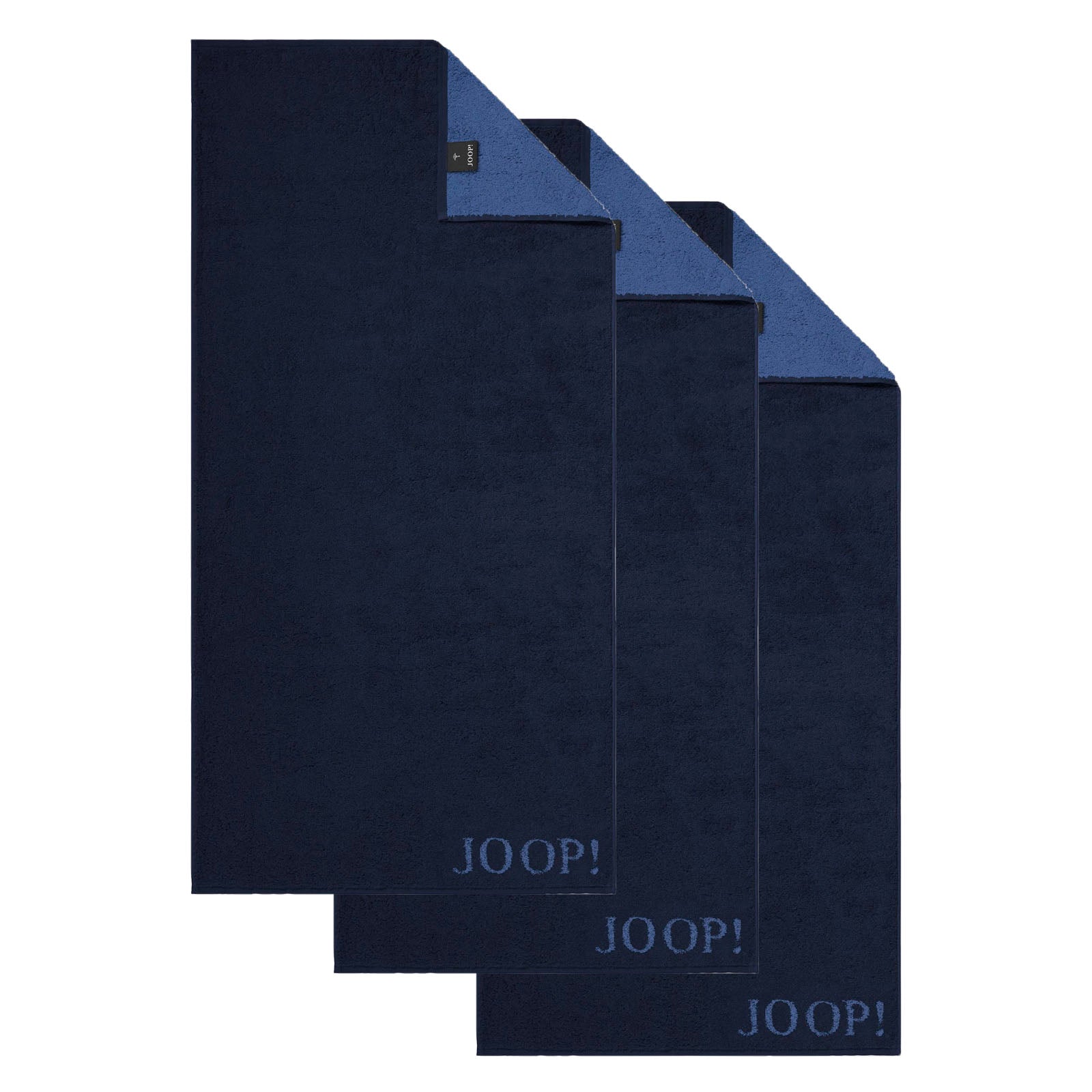 JOOP! Handtuch Classic / Infinity Kollektion, 3er Pack - Walkfrottier