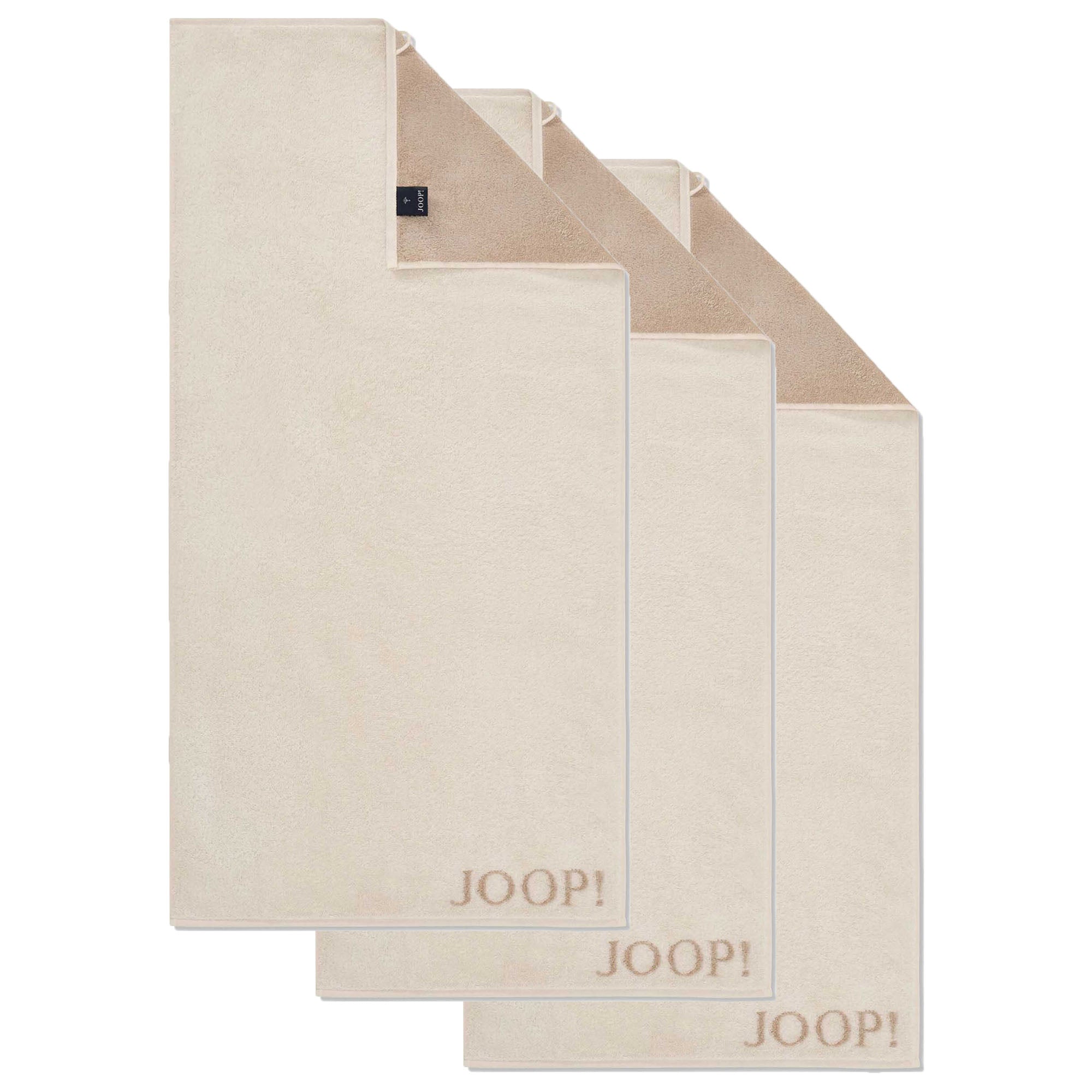 JOOP! Handtuch Classic / Infinity Kollektion, 3er Pack - Walkfrottier