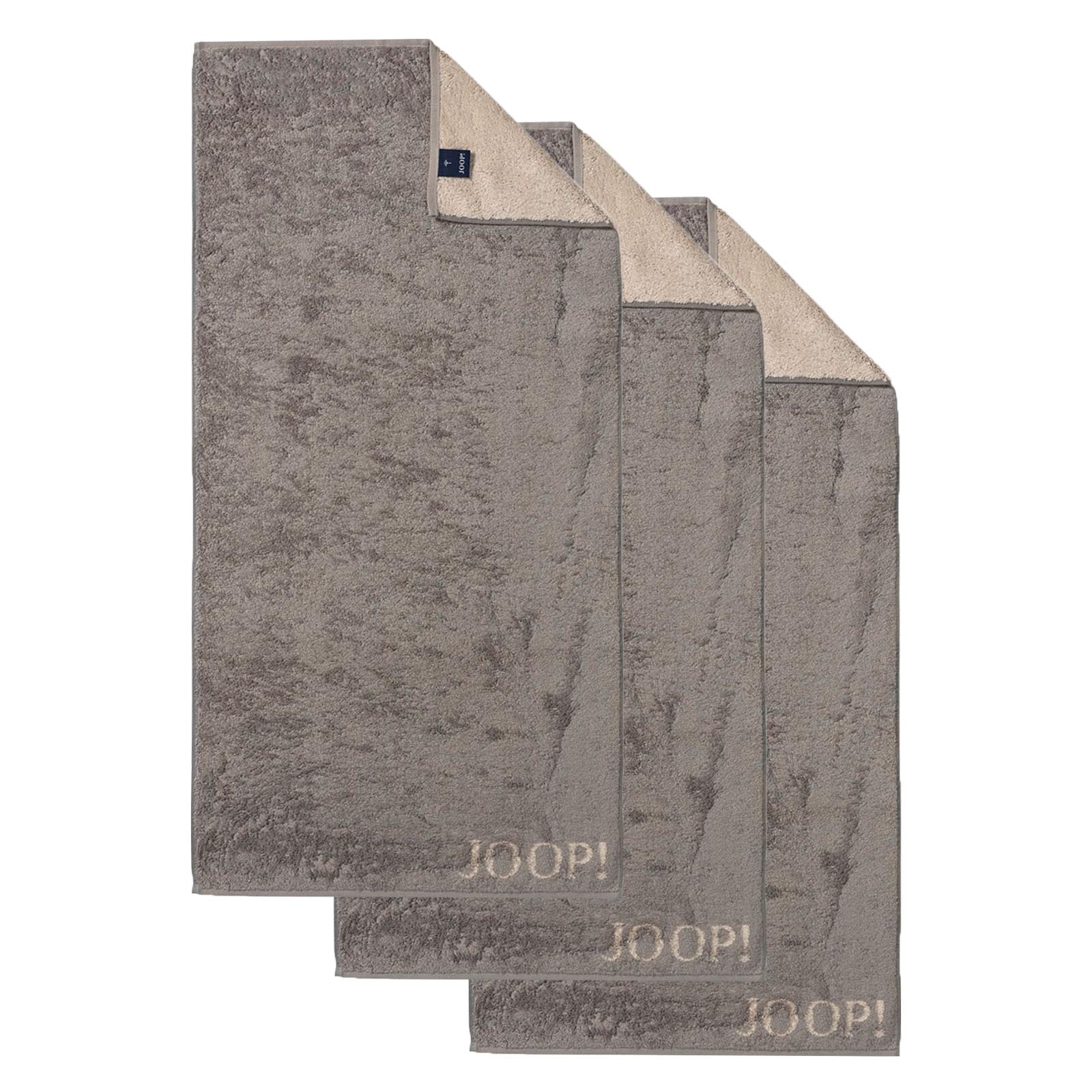 JOOP! Handtuch Classic / Infinity Kollektion, 3er Pack - Walkfrottier