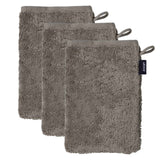 JOOP! Waschlappen - Waschhandschuh, Doubleface,16x22cm, Walkfrottier, Multipack