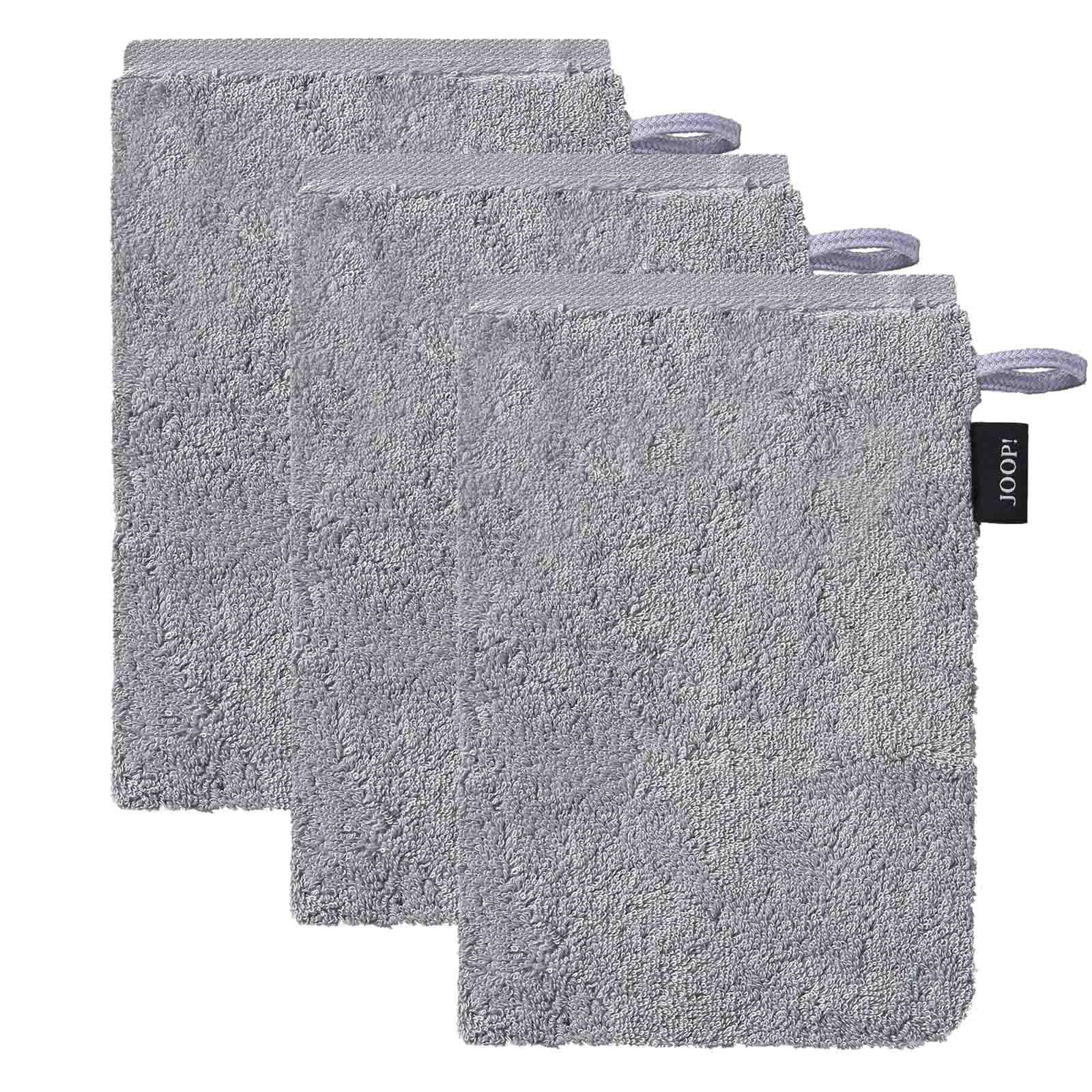 JOOP! Waschlappen - Waschhandschuh, Doubleface,16x22cm, Walkfrottier, Multipack