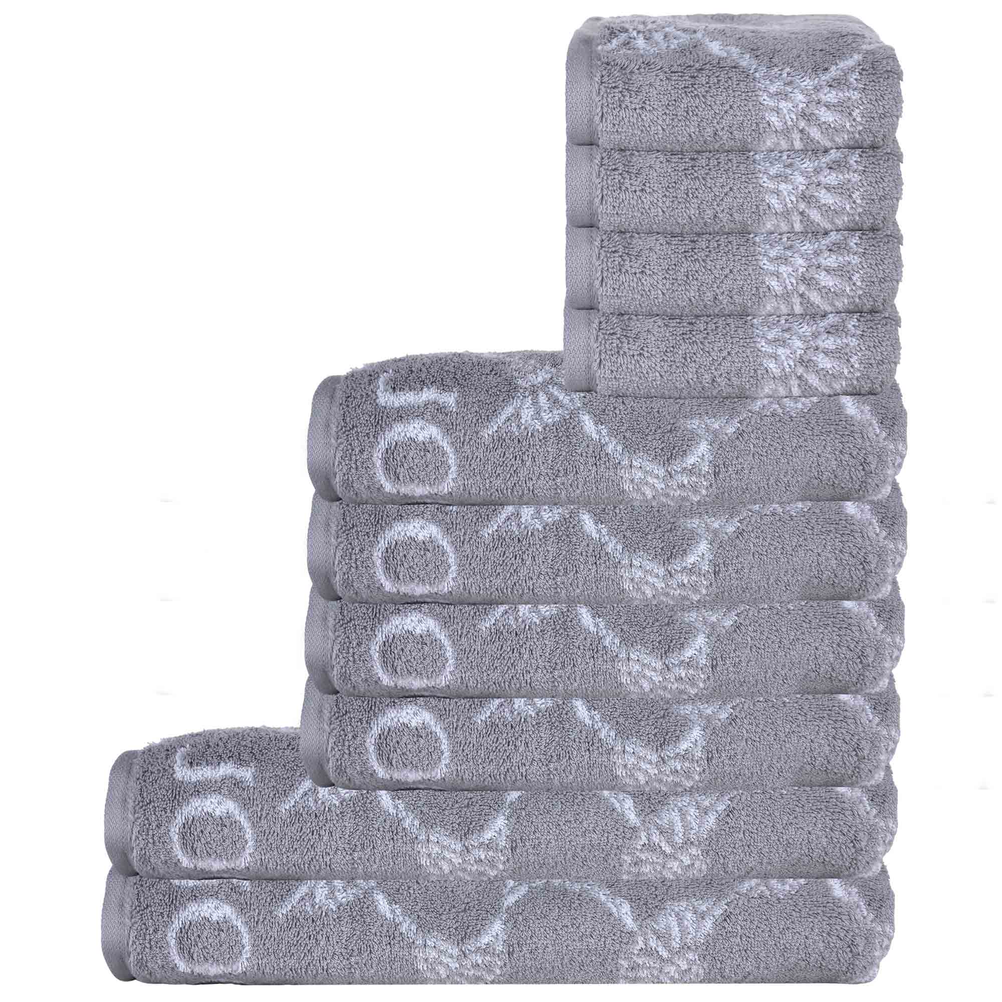 JOOP! Handtuch Set, 10-tlg - Cornflower, 2x Duschtuch, 4x Handtuch, 4x Gästetuch
