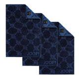 JOOP! Gästetuch Classic Frottierkollektion, 3er Pack - Walkfrottier