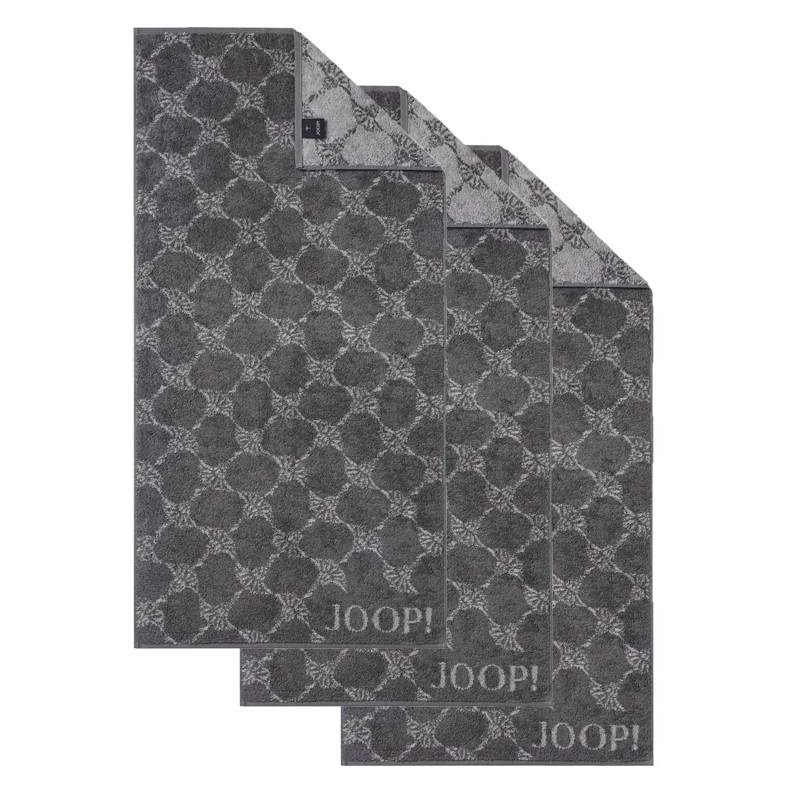 JOOP! Handtuch Classic / Infinity Kollektion, 3er Pack - Walkfrottier