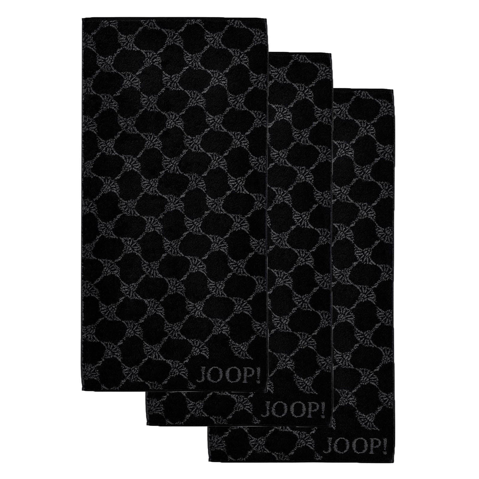 JOOP! Handtuch Classic / Infinity Kollektion, 3er Pack - Walkfrottier