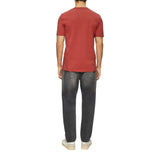 s.Oliver Herren T-Shirt - Basic, Logoprint, Rundhals, Baumwolle – 3/4