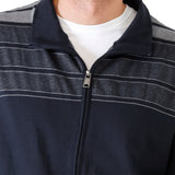 hajo Herren Hausanzug, lang - Soft Sweat, Zip-Jacke, Homewear – 3/3