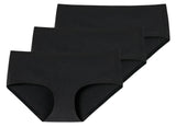 SCHIESSER Damen Panty, 3er Pack - Invisible Cotton, Nahtlos, Vorteilspack
