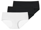 SCHIESSER Damen Panty, 3er Pack - Invisible Cotton, Nahtlos, Vorteilspack
