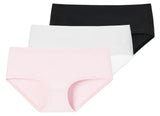 SCHIESSER Damen Panty, 3er Pack - Invisible Cotton, Nahtlos, Vorteilspack