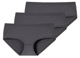 SCHIESSER Damen Panty, 3er Pack - Invisible Cotton, Nahtlos, Vorteilspack