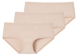 SCHIESSER Damen Panty, 3er Pack - Invisible Cotton, Nahtlos, Vorteilspack