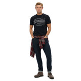 Superdry Herren T-Shirt - VI Classic Tee, Logo, Rundhals, einfarbig – 6/8