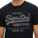 Superdry Herren T-Shirt - VI Classic Tee, Logo, Rundhals, einfarbig – 8/8
