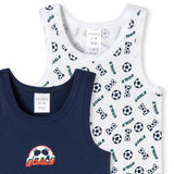 SCHIESSER Jungen Unterhemd 2er Pack - Shirt ohne Arme, Cotton Stretch, 98-140 – 2/2