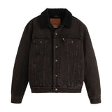 Levi's Herren Jeansjacke - Type 3 Sherpa Trucker, gefüttert, Spitzkragen, Baumwolle