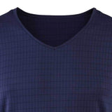 Bruno Banani Herren T-Shirt - Oberteil, Shirt, Check Line 2.0, Polyamid, V-Neck, Logo, einfarbig – 2/2
