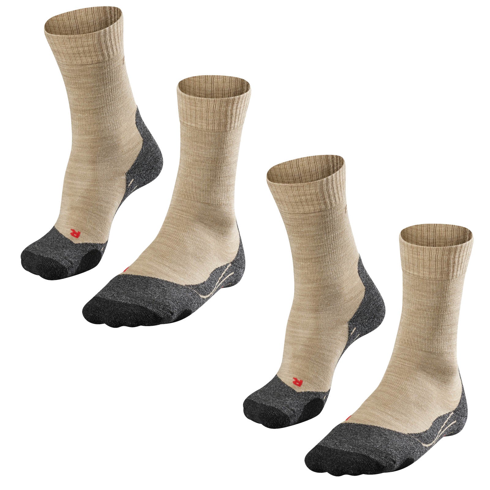 Falke 2er Pack Damen Ergonomic Trekking Socken, Sport System 37-42 - Farbauswahl
