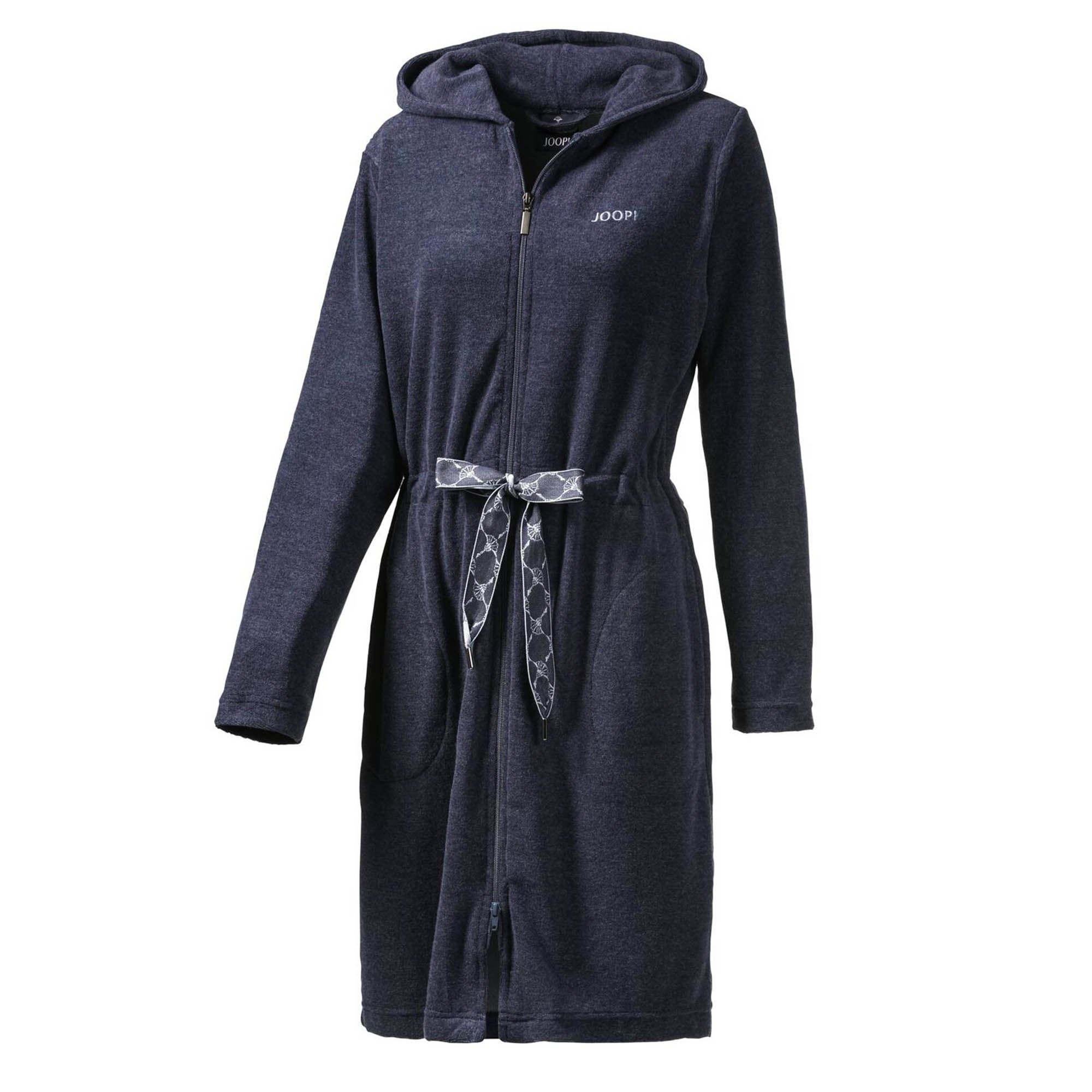 JOOP! Ladies Bathrobe - Active, Terry, Zipper, Cotton blend