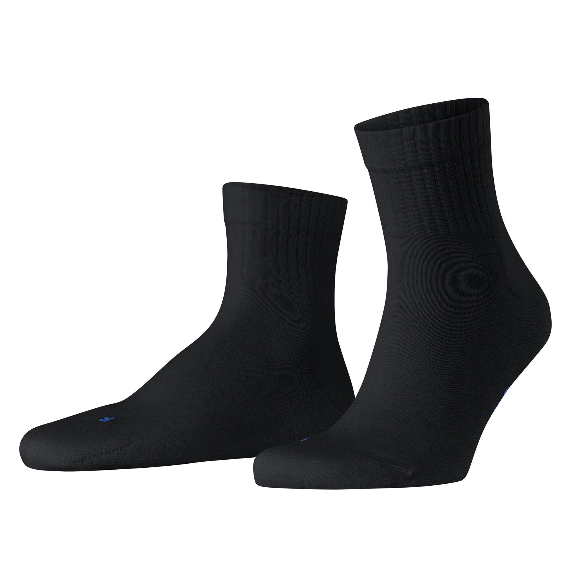 FALKE Unisex Socken - Kurzsocken, Baumwollmischung, Run Rib, Bündchen, einfarbig