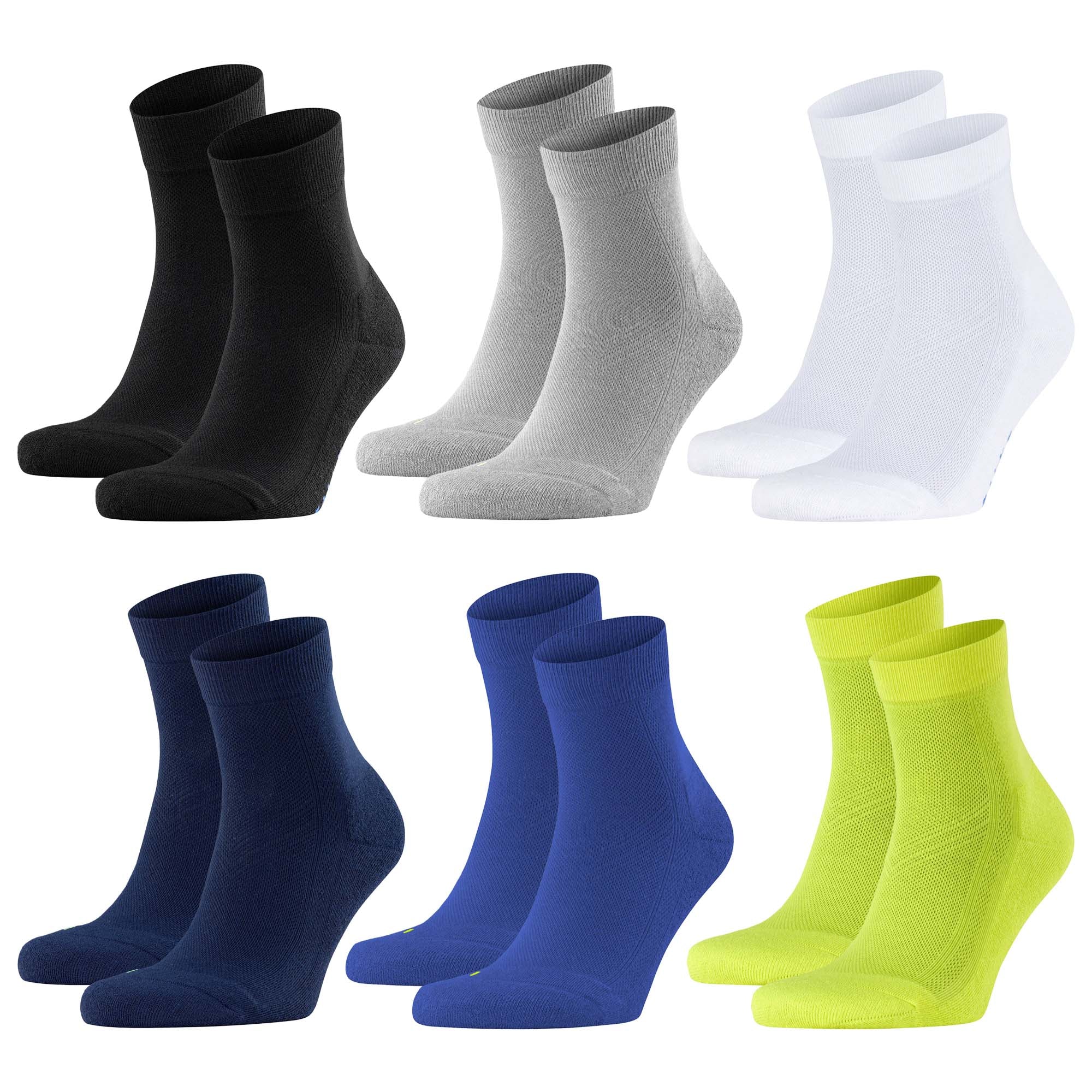 FALKE Unisex Socken 2er Pack - Cool Cick, Polyester, einfarbig