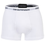 EMPORIO ARMANI Herren Trunks, 3er Pack - CORE LOGOBAND, Shorts, Stretch Cotton – 1/2