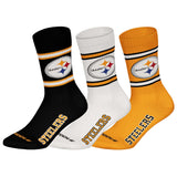 NFL Unisex Socks, 6-Pack – NFL Teams, 6Pack Crew Socks, Football, Logo, Cotton Blend – 3/6