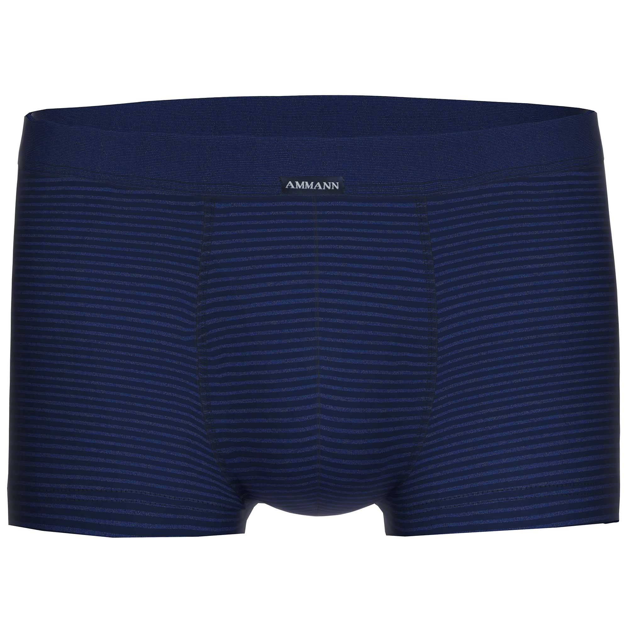 AMMANN Herren Boxershorts - Retro Shorts Jeans, Weichbund, elastischer Beinabschluss, Feinripp, Baumwollmischung