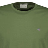 GANT Herren T-Shirt - REGULAR SHIELD, Rundhals, kurzarm, Baumwolle, Stickerei – 3/3