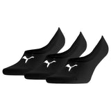 PUMA Unisex Socks, Pack of 3 - Footie, unicolored