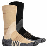 Salomon Unisex Hiking Socks, 2-Pack - X Ultra Access Crew, Sports Socks, Breathable