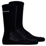 Salomon Unisex Socken, 2er Pack - EVASION CREW, Wandersocken, atmungsaktiv