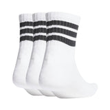 adidas Unisex Quartersocken, 3er Pack - 3-Stripes Cushioned Sportswear Mid-Cut Socks, Logo, Streifen, gepolstert – 2/4