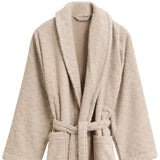 GANT Unisex Bademantel - JACQUARD HERRINGBONE ROBE, Schalkragen, Fischgrätmuster – 2/3