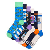 Happy Socks Men's Socks, 6-Pack - STAR WARS, Gift Box, Motif Socks – 6/9