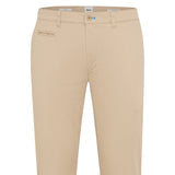 Brax Men's Chino Trousers - Fabio In Hi-Flex, Modern Fit, Cotton Blend, Length 32 – 3/8