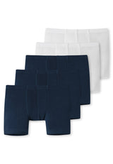 SCHIESSER Jungen Shorts Pack - Vorteilspack,Unterhose, Pants, uni/gemustert, 98-140
