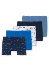 SCHIESSER Boys Shorts 5-pack - underpants, pants, plain/patterned, 98-140