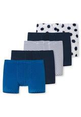 SCHIESSER Jungen Shorts Pack - Vorteilspack,Unterhose, Pants, uni/gemustert, 98-140