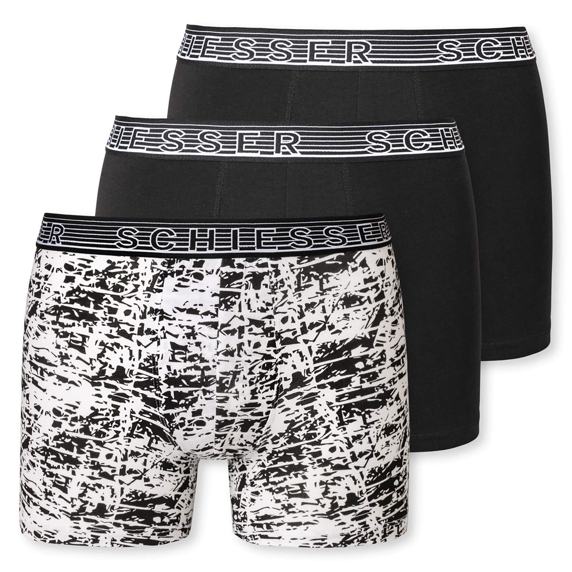 SCHIESSER Jungen Shorts 3er Pack - Serie "95/5", Unterhose, Organic Cotton