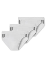 SCHIESSER Herren Slips im Pack - Rio Slip 95/5, Vorteilspack, Cotton Stretch, Seitenstreifen